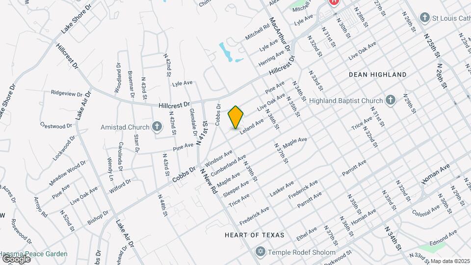 3817 Leland Ave Map and Location Details