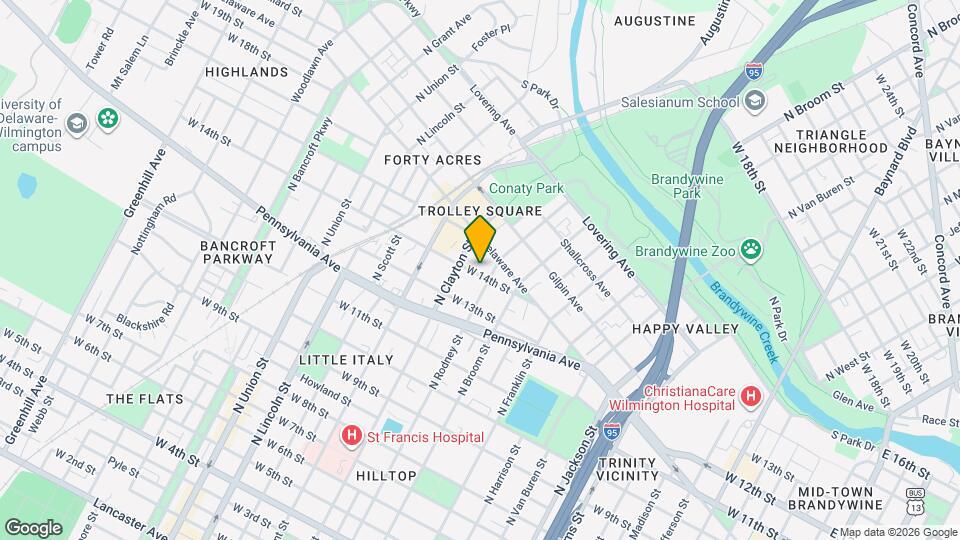 1507 W 14th St Map and Location Details