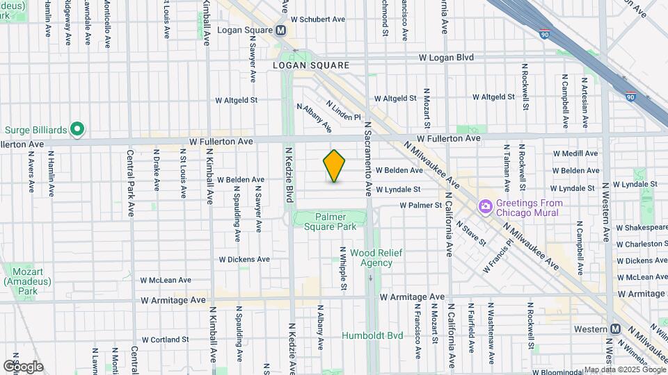3056 W Lyndale St Map and Location Details