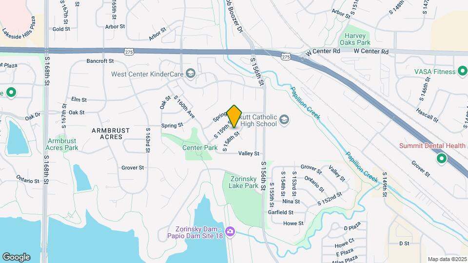 3304 S 158th St Map and Location Details