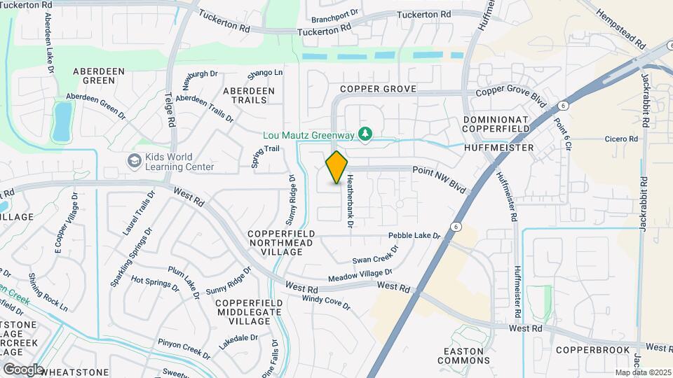 15606 Ashbournne Springs Ln Map and Location Details