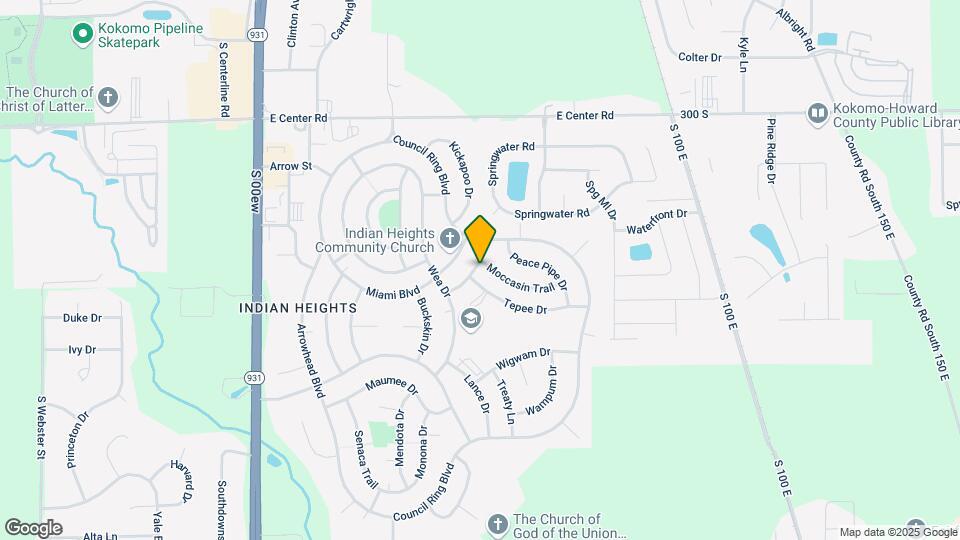 1005 Chippewa Ln Map and Location Details