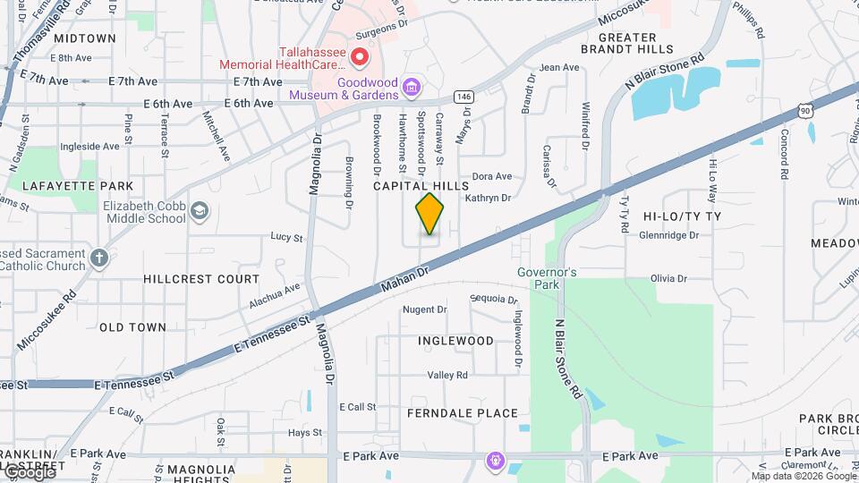 1608 Sauls St Mapa y Detalles de la Ubicación