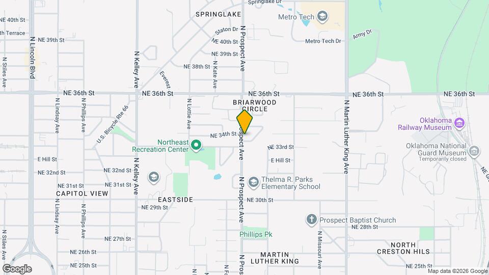 1501 NE 33rd St Map and Location Details