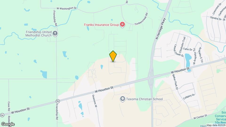 216 Asterwood Ln Map and Location Details