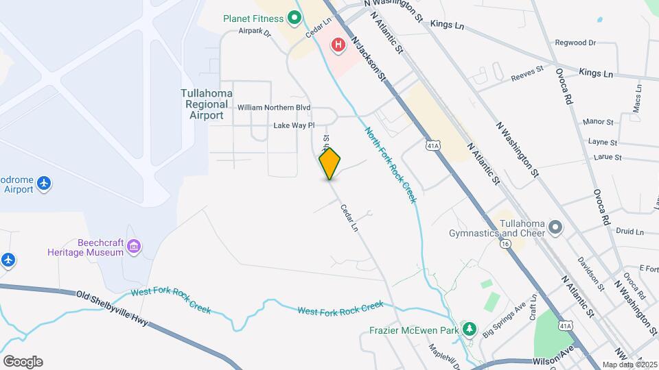 1315 Cedar Ln Mapa y Detalles de la Ubicación