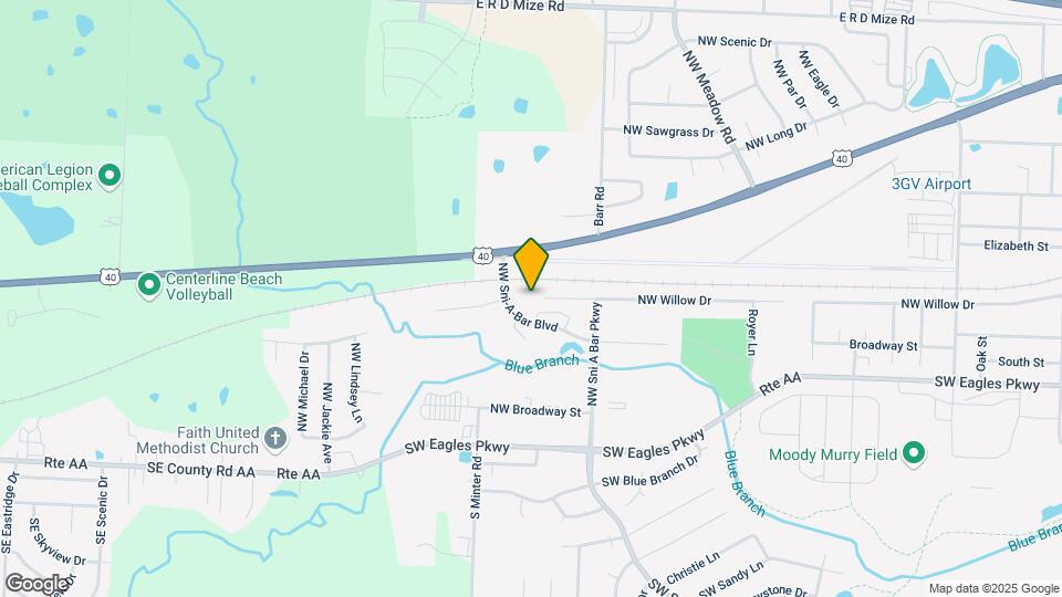 1321 NW Willow Dr Map and Location Details