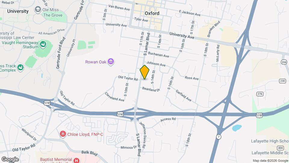 1411 S Lamar Blvd Mapa y Detalles de la Ubicación