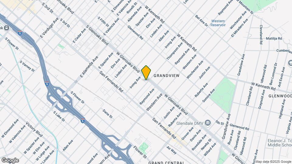 1800 W Glenoaks Blvd Map and Location Details