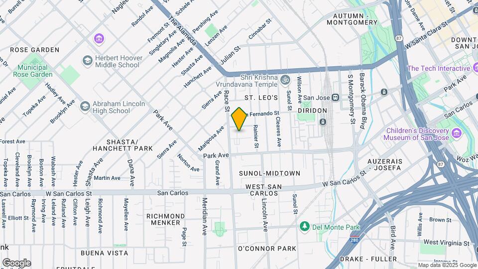 1077 Eugene Ave Mapa y Detalles de la Ubicación
