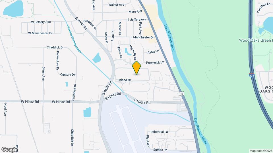 404 Inland Dr Map and Location Details