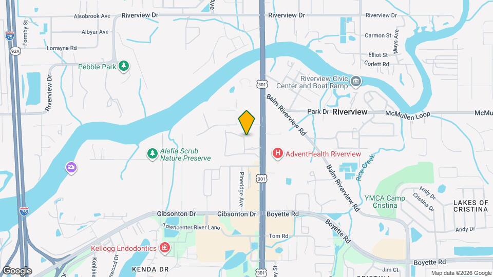 9306 River Rock Ln Map and Location Details