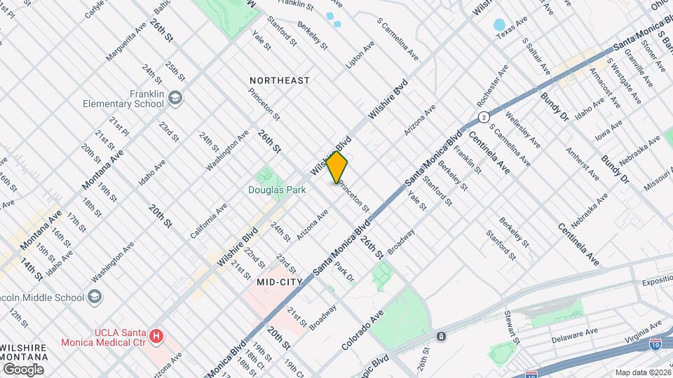 1248 Princeton St, Unit C Map and Location Details