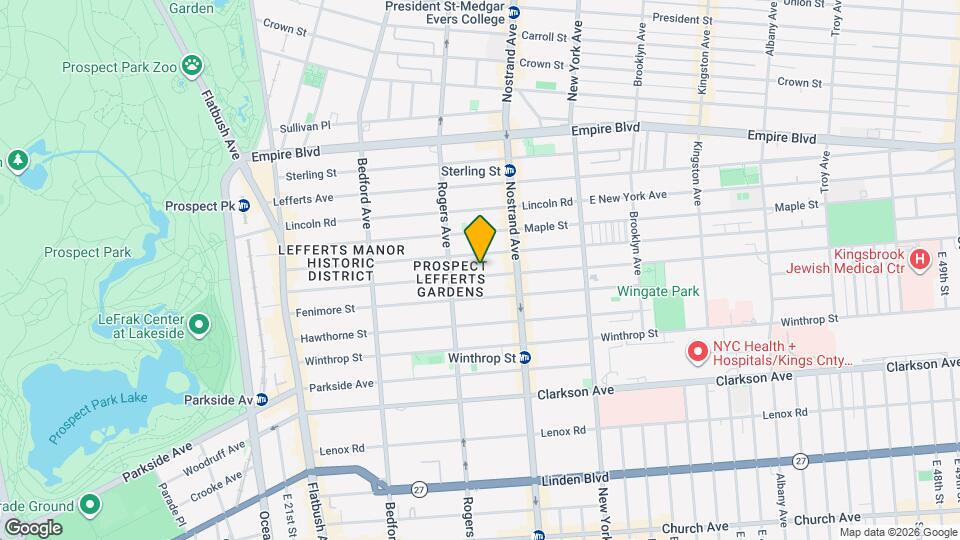 259 Rutland Rd, Unit 4A Mapa y Detalles de la Ubicación
