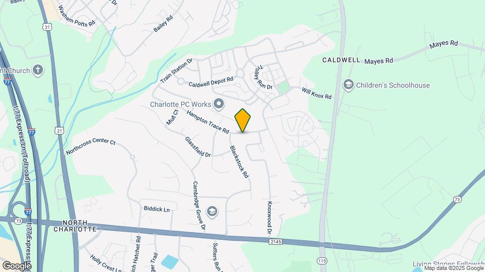 16829 Hampton Trace Rd Map and Location Details