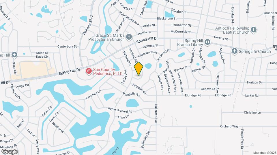 1251 McNeal Rd Map and Location Details