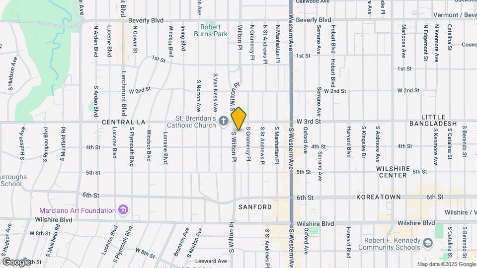 326 S Wilton Pl Map and Location Details
