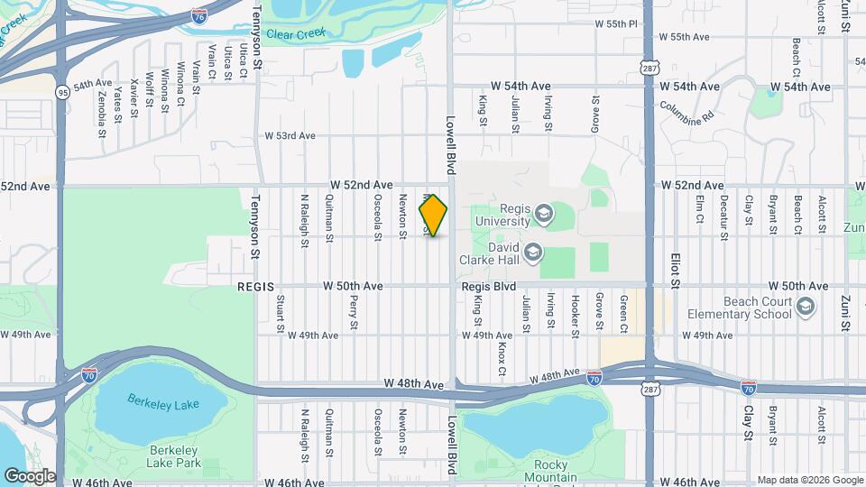 5090 Meade St Map and Location Details