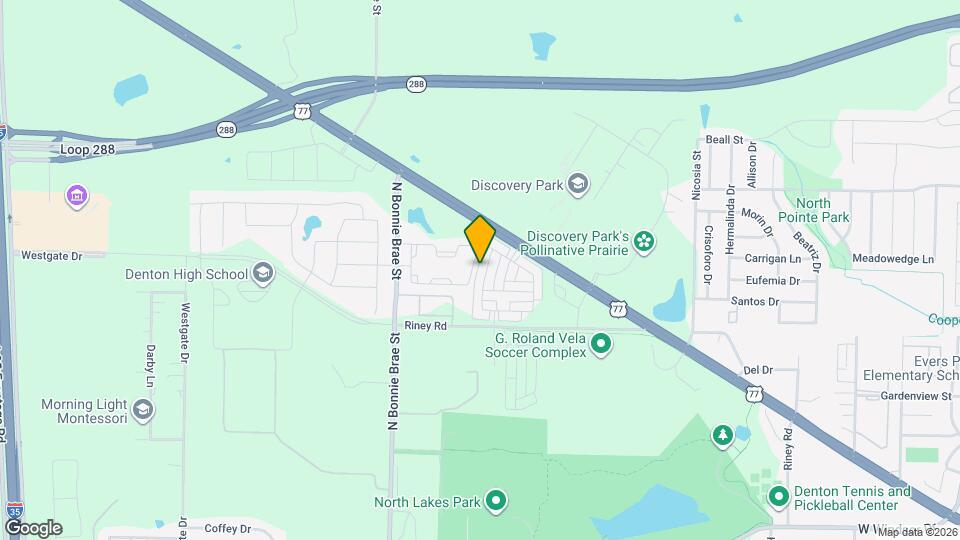 3513 Cricket Dr Map and Location Details