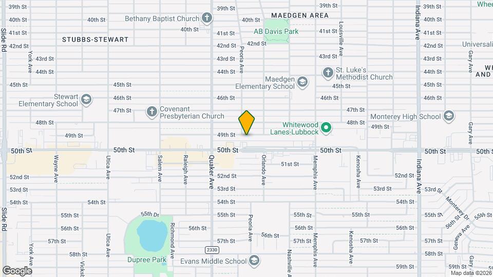 4211 49th St Map and Location Details