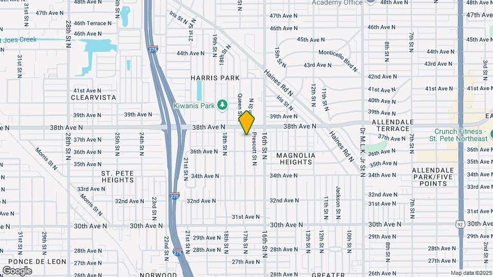 3701 17th St N Map and Location Details