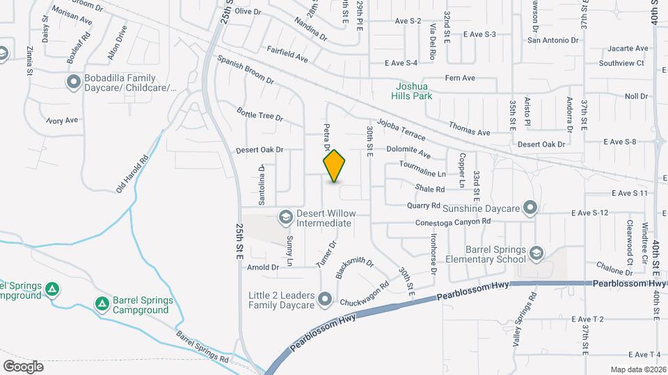36645 Quito Way Map and Location Details