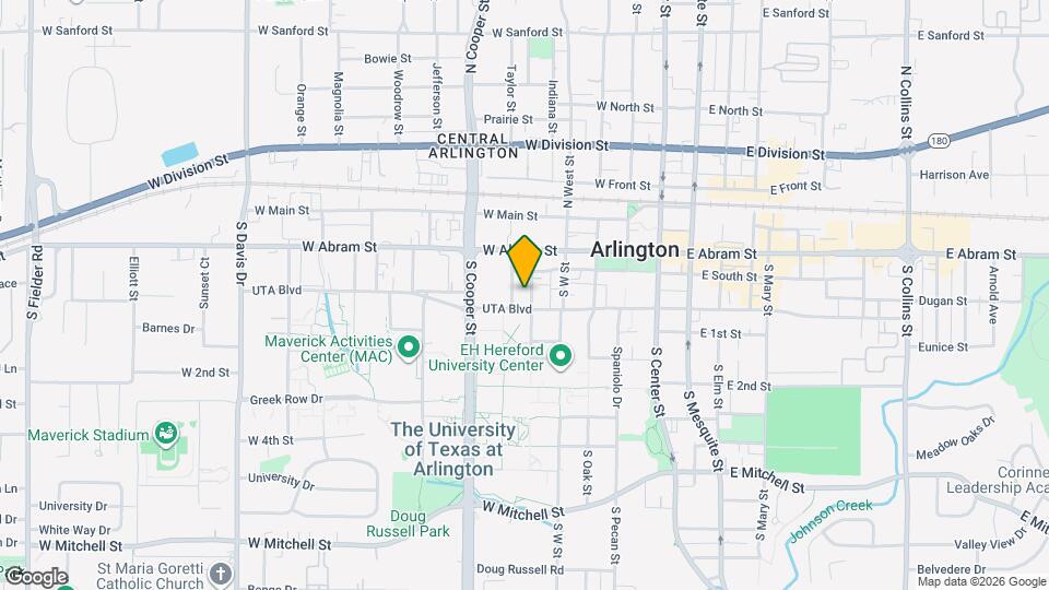 308 College St Map and Location Details