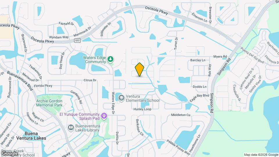 2568 Isabela Terrace Mapa y Detalles de la Ubicación