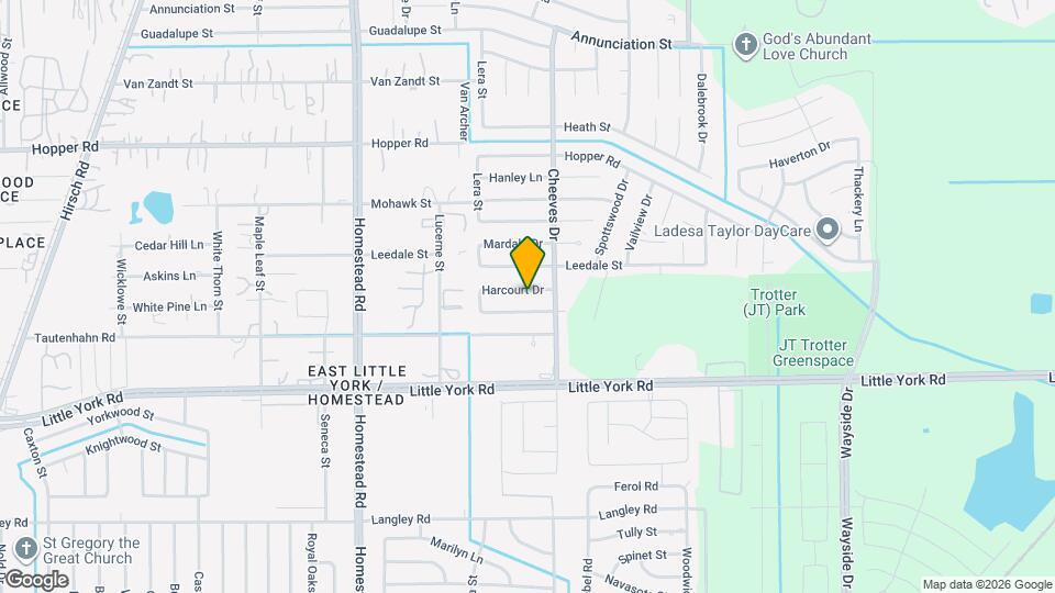 6410 Harcourt Dr Map and Location Details