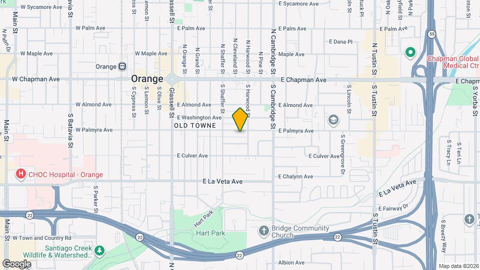 610 E Palmyra Ave Map and Location Details