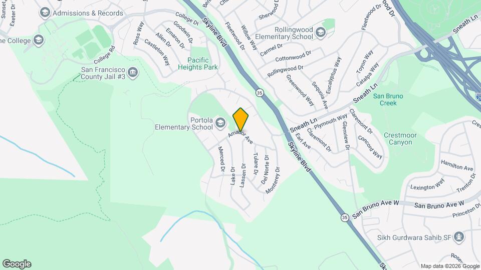 251 Amador Ave, Unit 251A Map and Location Details