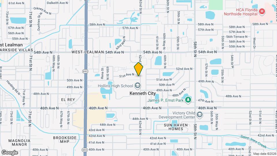 5016 62nd St N Map and Location Details