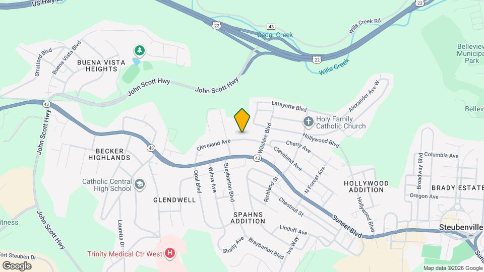 2719 Cleveland Ave Map and Location Details