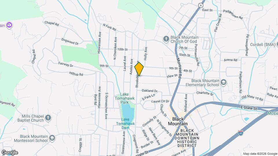 602 Rhododendron Ave Map and Location Details