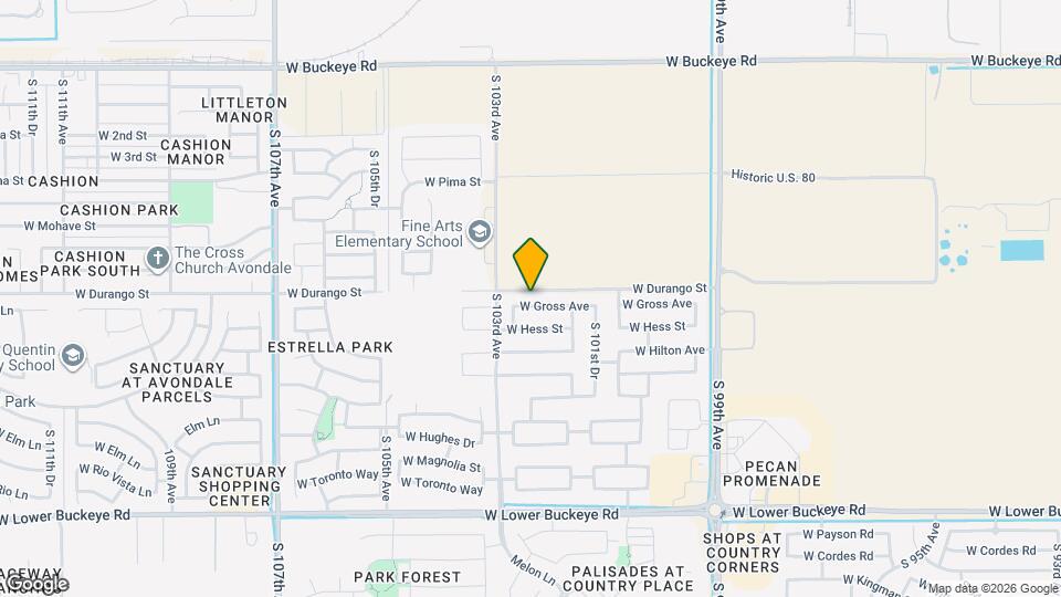 10228 W Gross Ave Map and Location Details