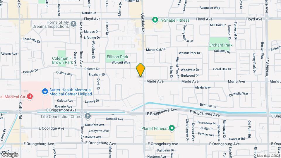 1823 Oakdale Rd Map and Location Details