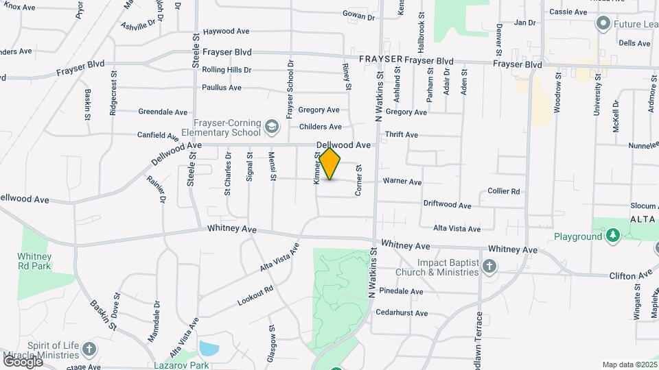 1715 Warner Ave Map and Location Details