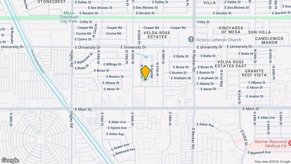 145 N 56th Pl Map and Location Details