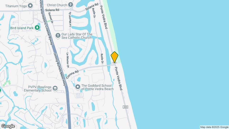 600 Ponte Vedra Blvd Map and Location Details