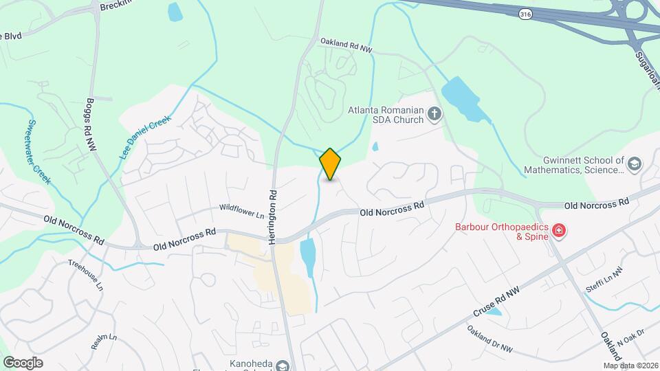 1442 Parkside Club Dr NW Map and Location Details