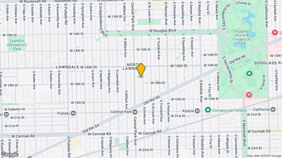 1648 S Drake Ave Map and Location Details