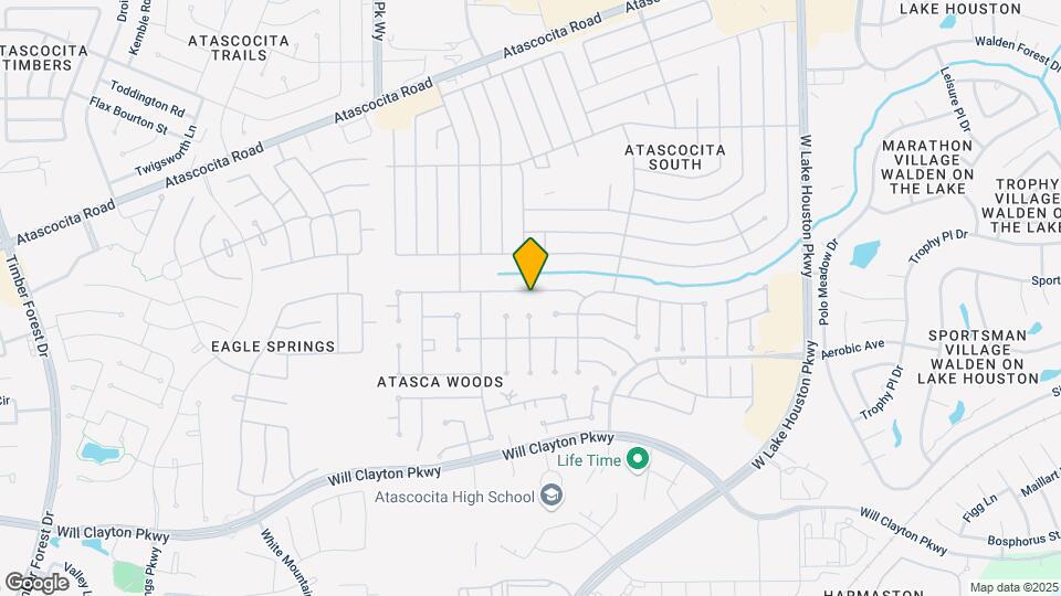 6930 Atasca Creek Dr Map and Location Details