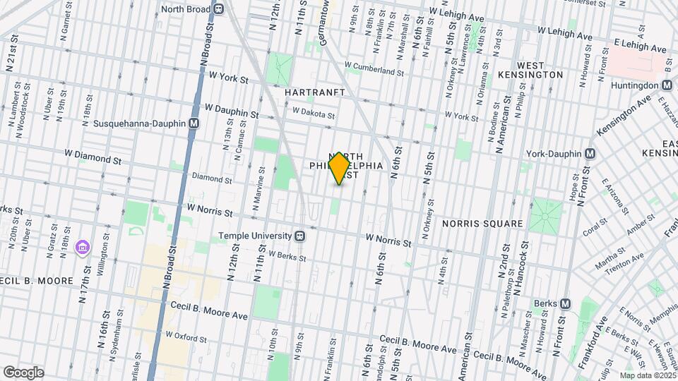 2114 N 8th St Map and Location Details