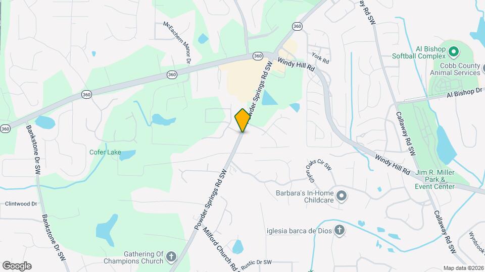 1799 Powder Springs Rd SW Map and Location Details