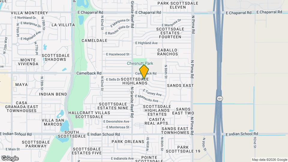 4426 N 85th St Map and Location Details