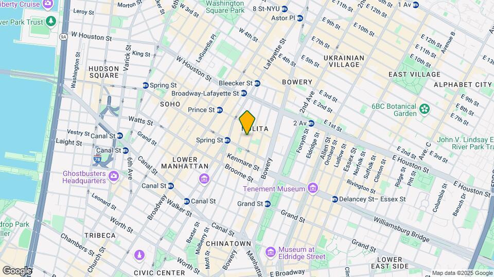 223 Mott St Map and Location Details