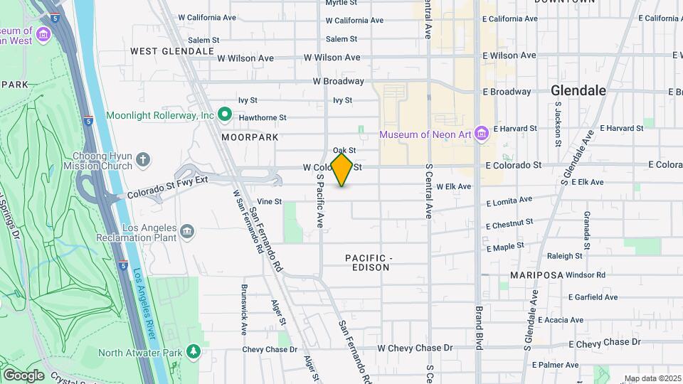454 W Elk Ave Mapa y Detalles de la Ubicación