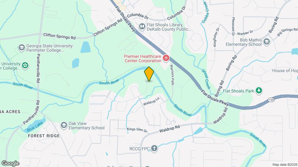 3338 Waldrop Trail Map and Location Details