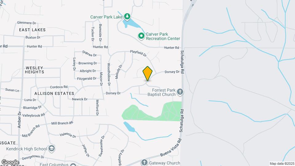 6734 Dorsey Dr Map and Location Details