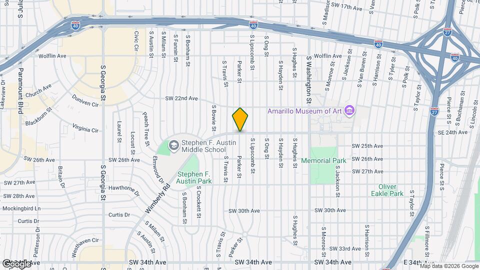 2301 S Parker St Mapa y Detalles de la Ubicación